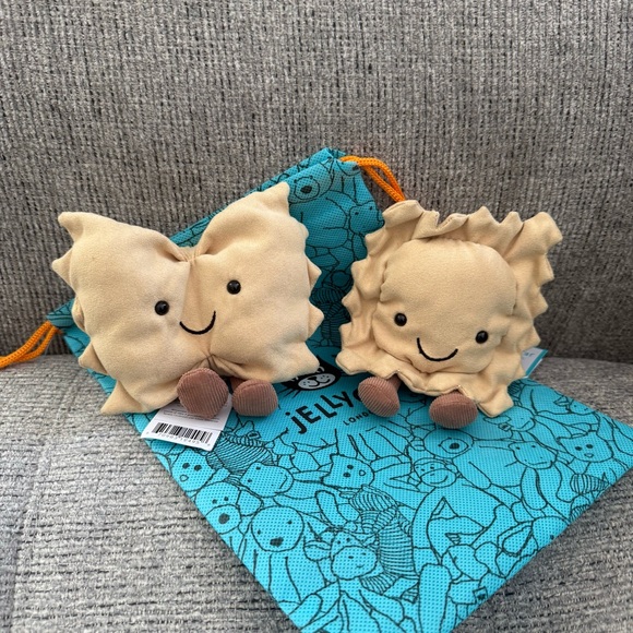 Jellycat | Toys | Authentic Jellycat Amuseables Ravioli Farfalle | Poshmark